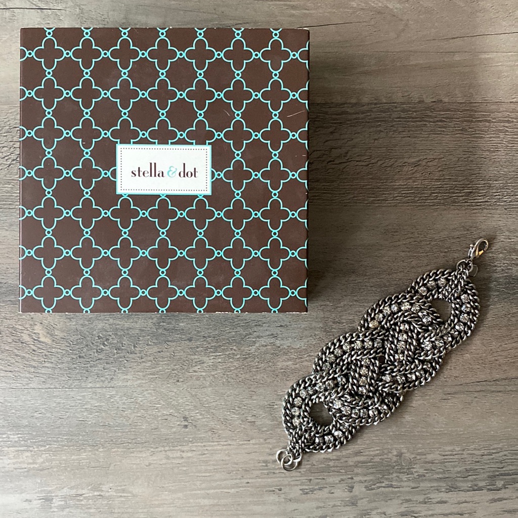 Stella Dot Petra Woven Braided Statement Bracelet 20$
